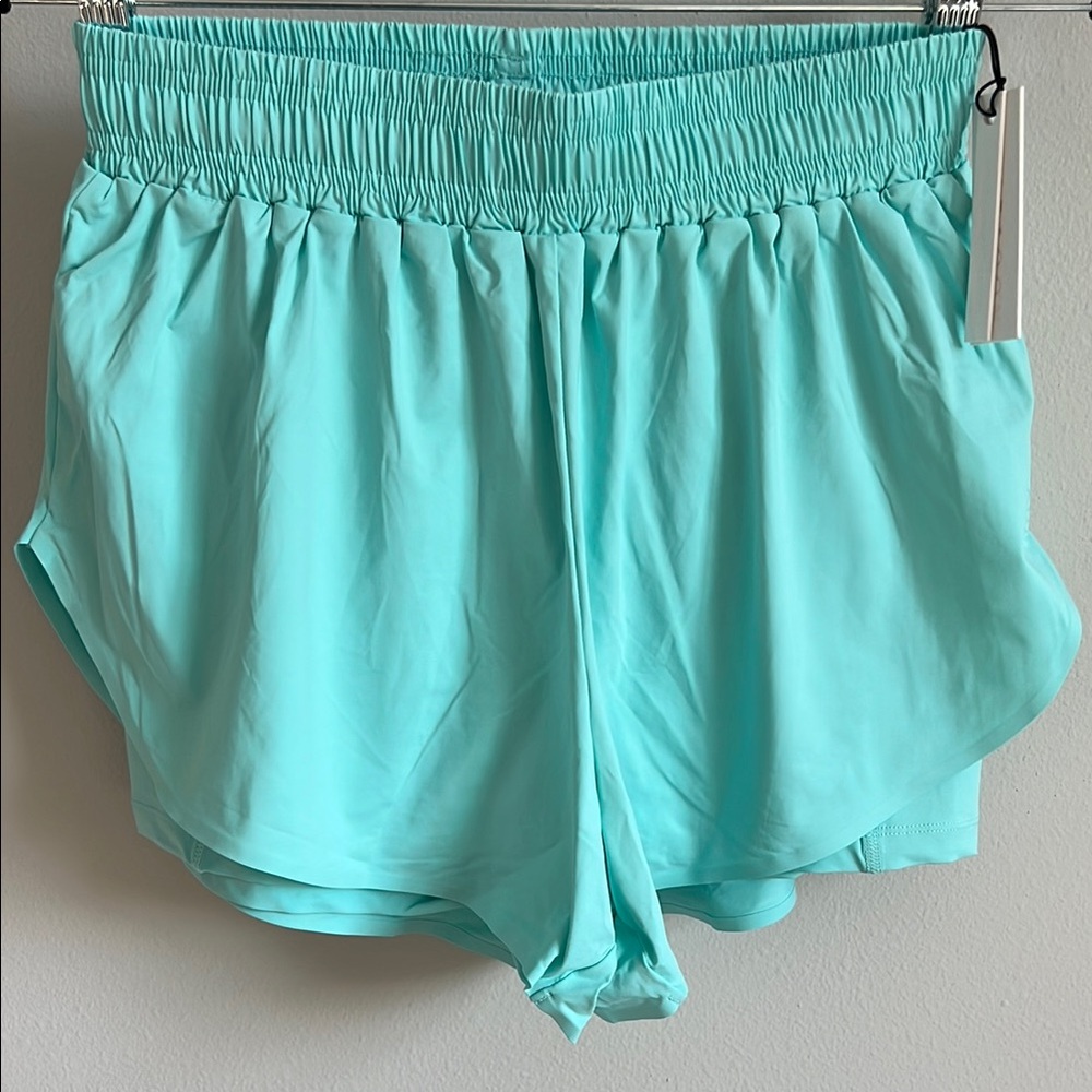 Paragon Fitwear Blue Athletic Shorts with Elastic Waistband